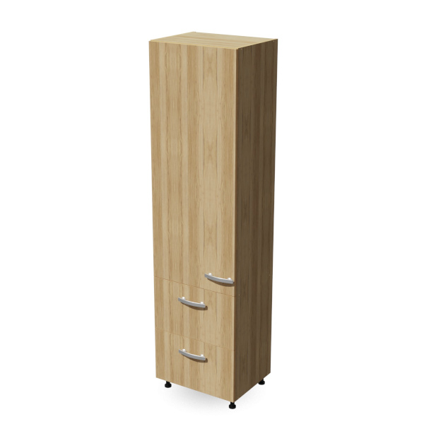 Słupek z 2 szufladami i frontem