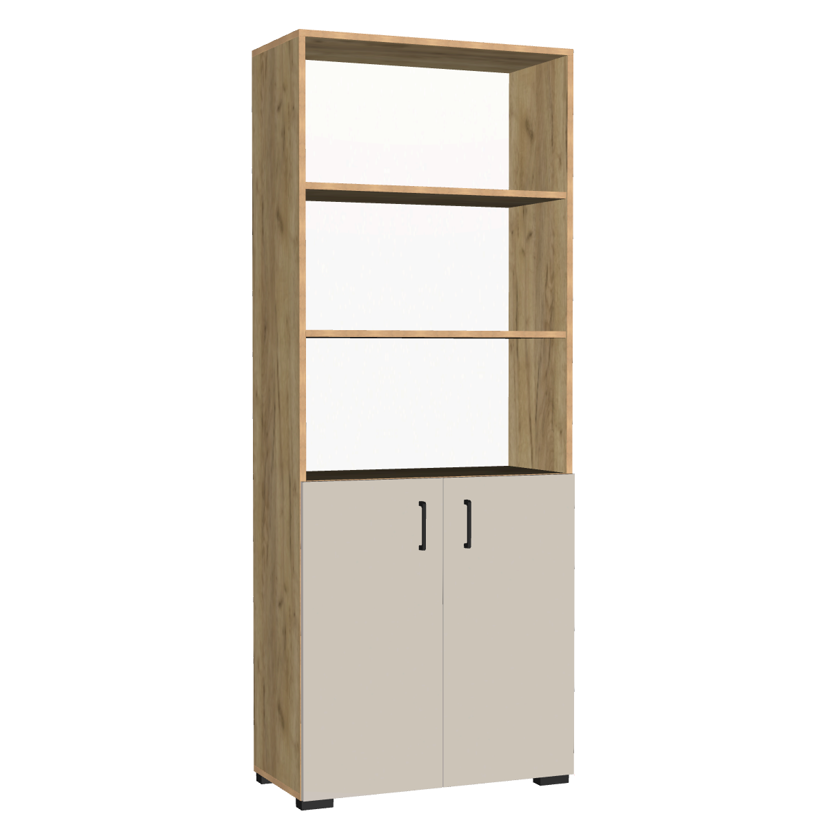 Wysoki regał z drzwiami Bella